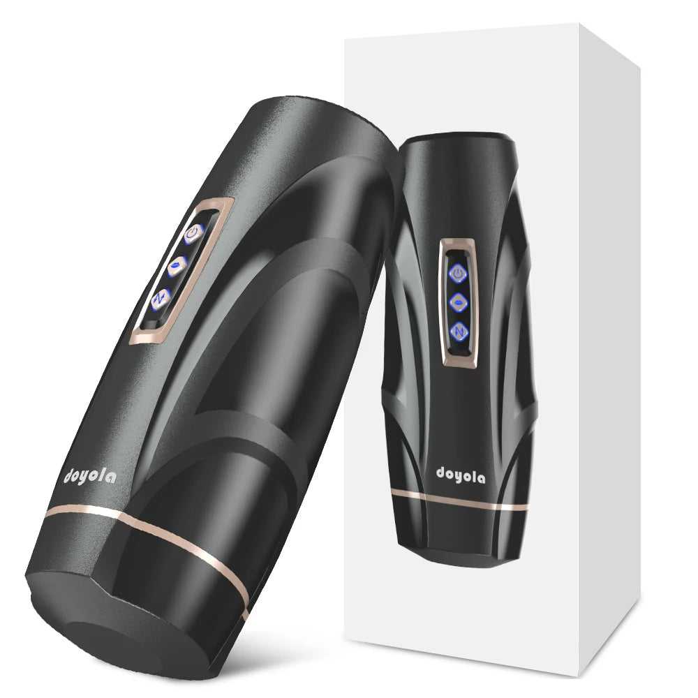 Upgraded Automatic Thrusting Sucking Male Masturbators 3D Realistic Te