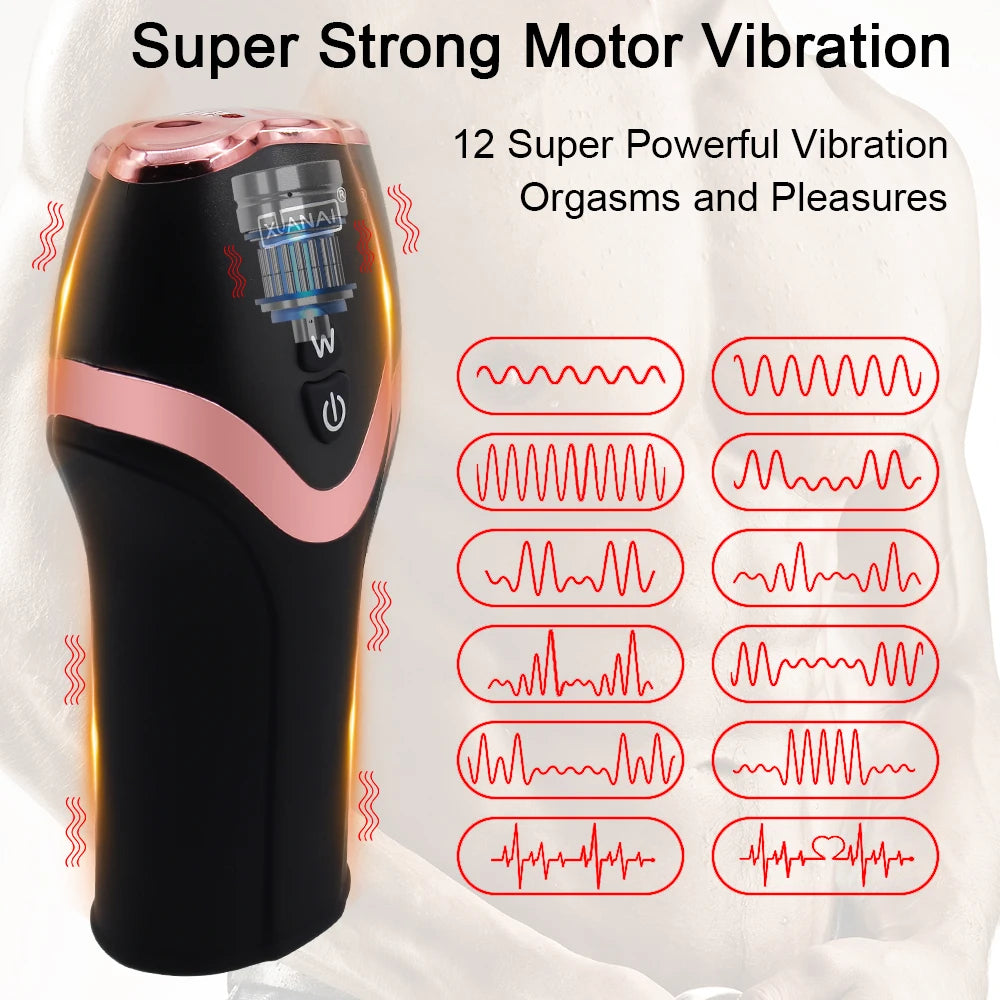 Male Masturbator Automatic Oral Vibrator