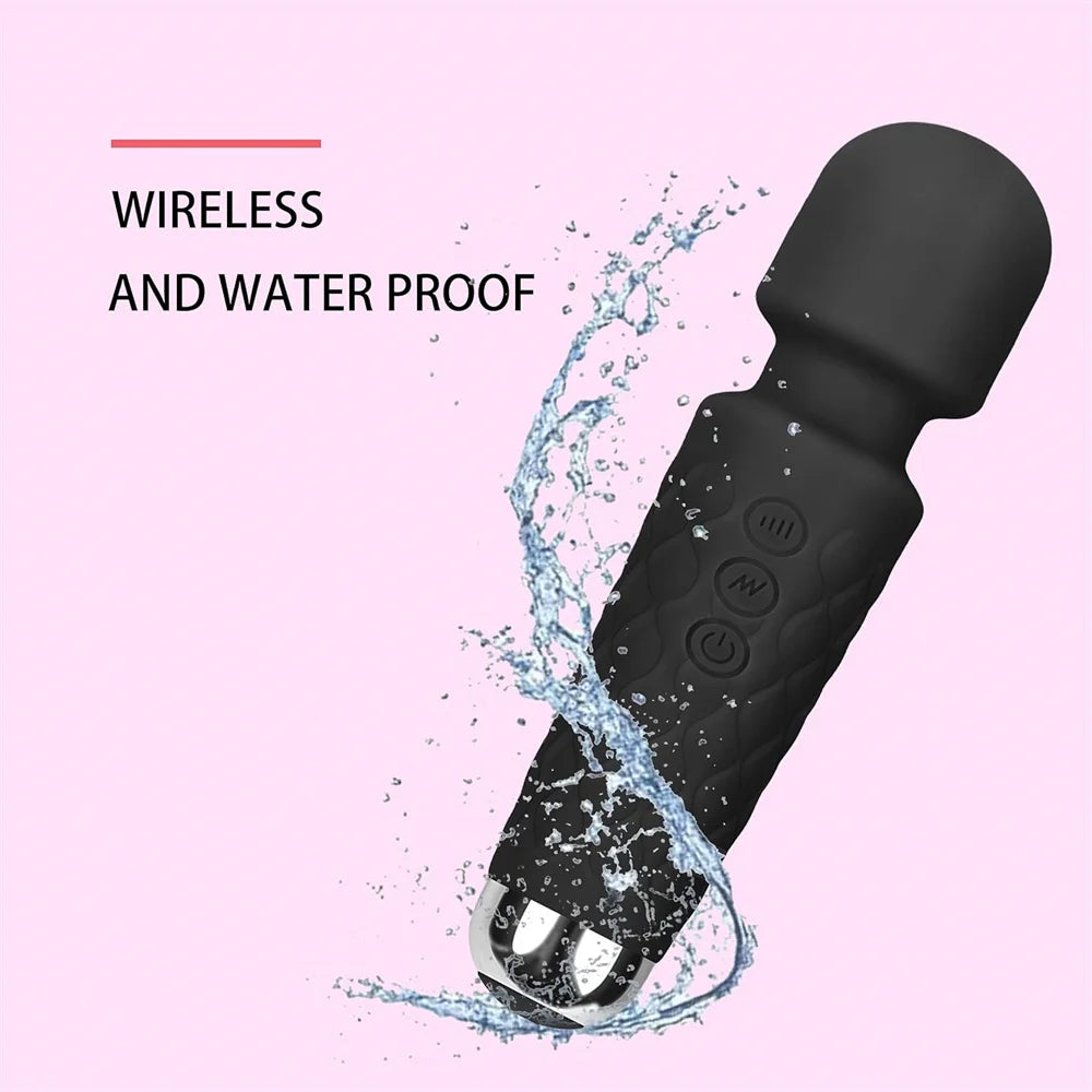 Mini Silicone Wand Massager Sex Toy