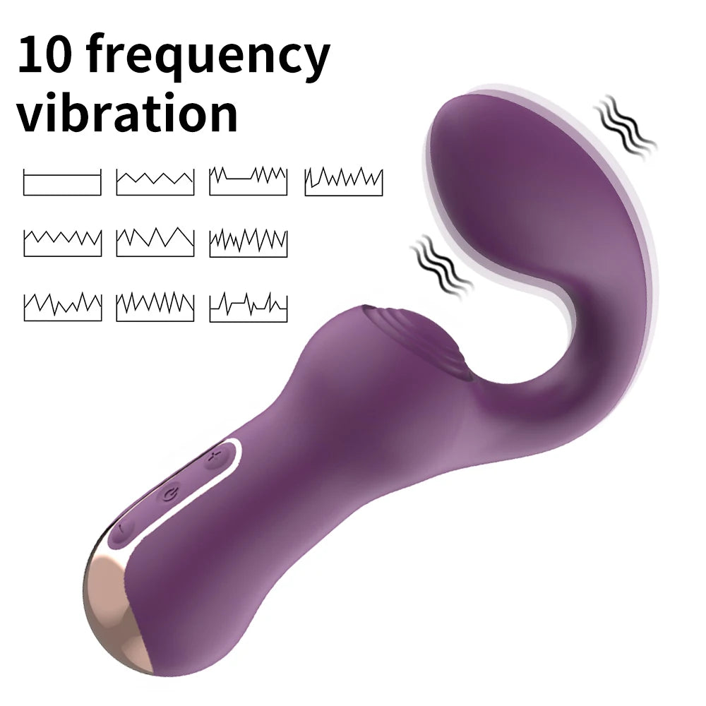 10 Speeds Powerful Magic Wand Sex Toys with G Spot Massager Clitoris Stimulator