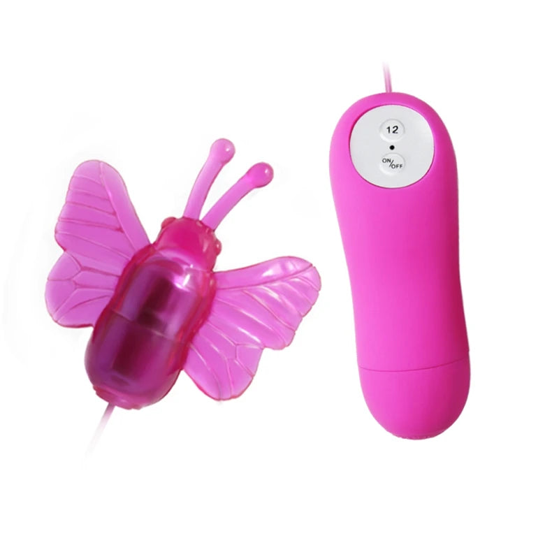 12 Speeds Vibration Butterfly Vibrator Clitoris Massager