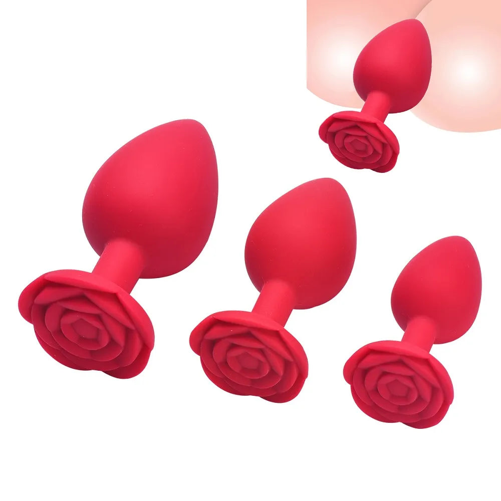 Rose Butt Plug Set