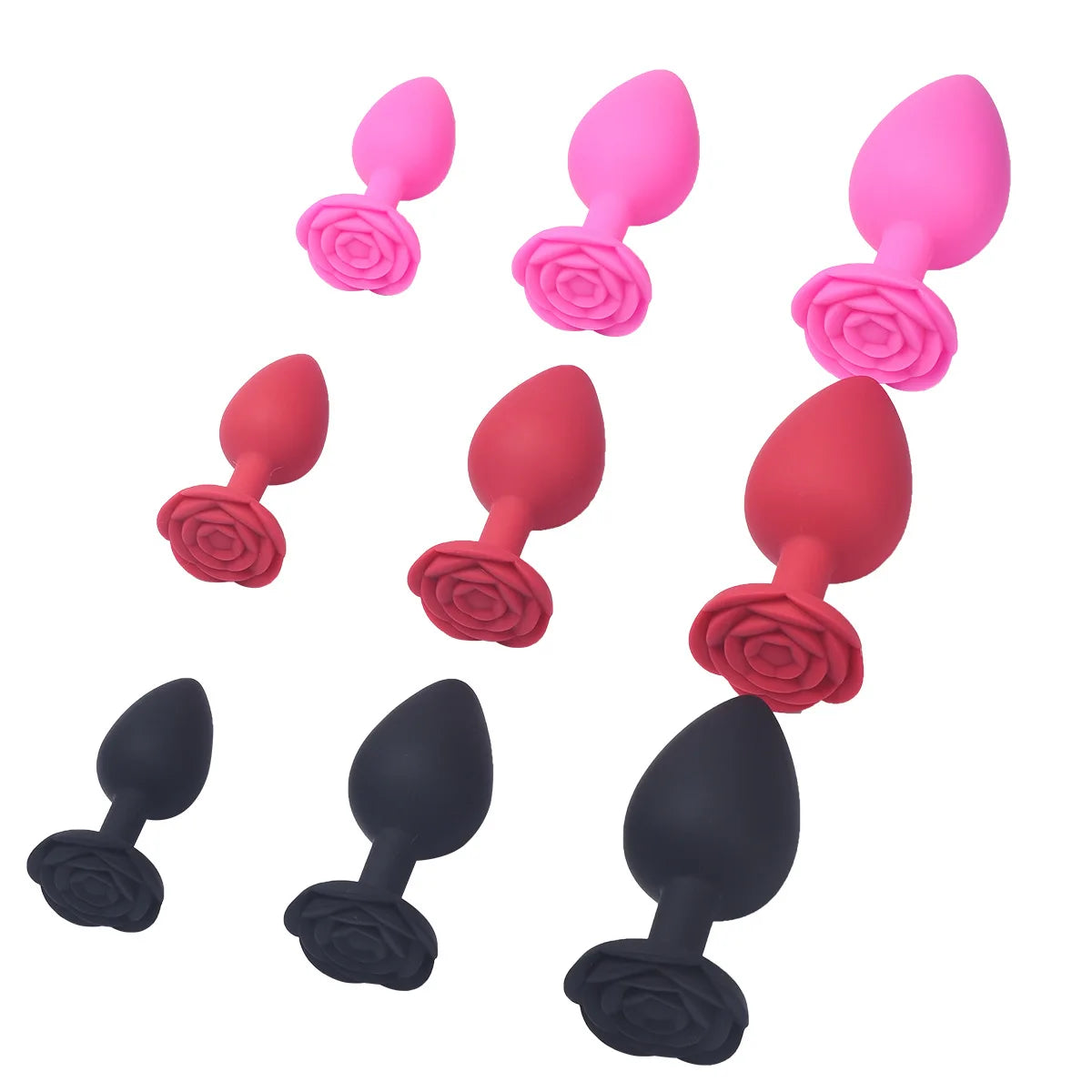 Rose Butt Plug Set