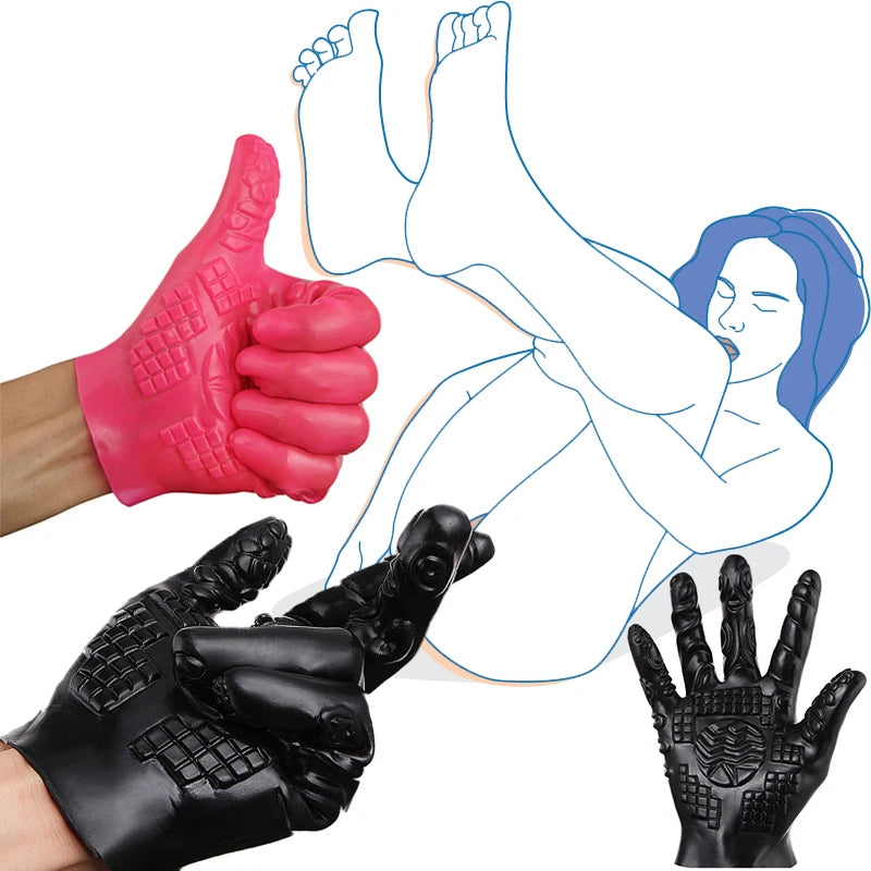 Masturbator Finger Gloves