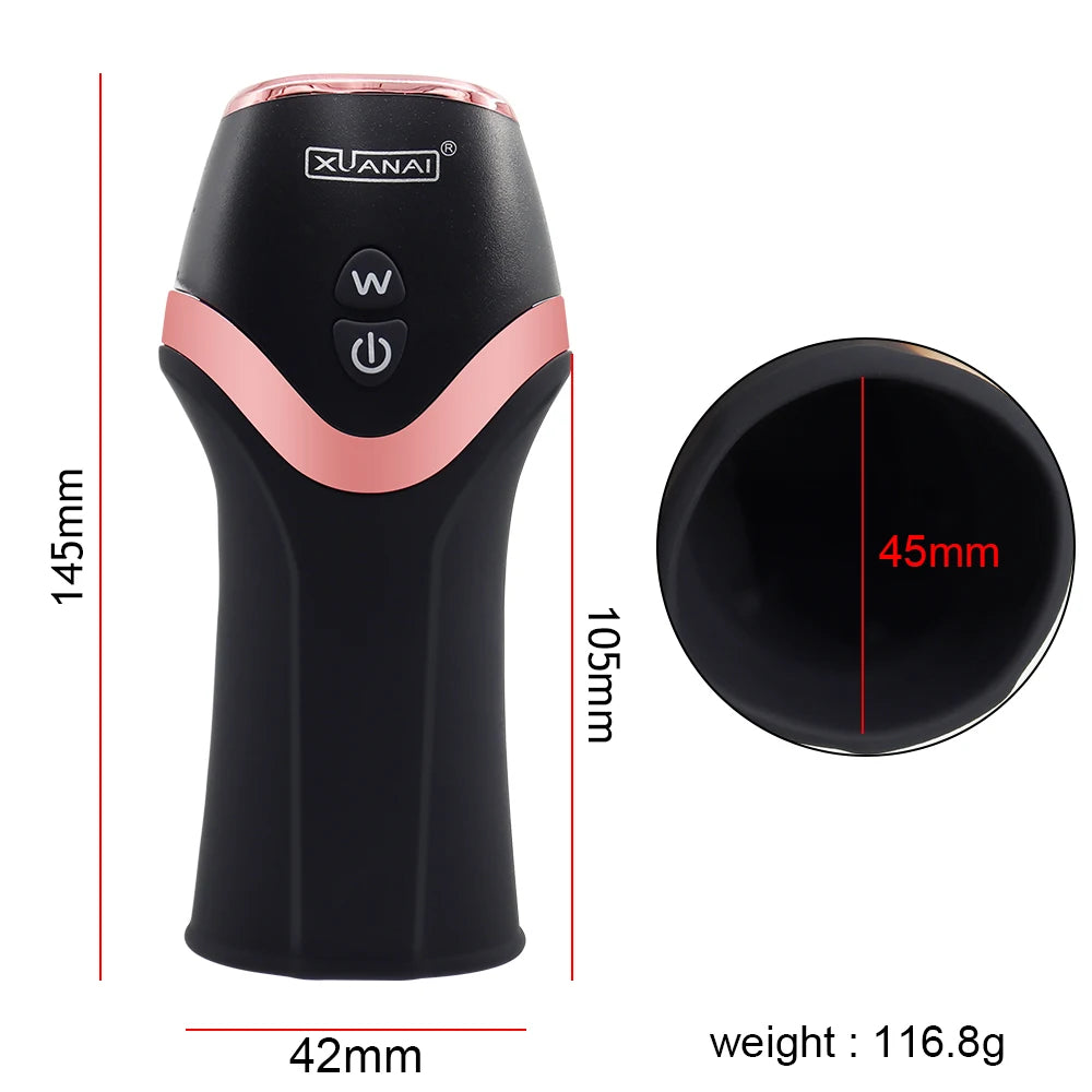 Male Masturbator Automatic Oral Vibrator